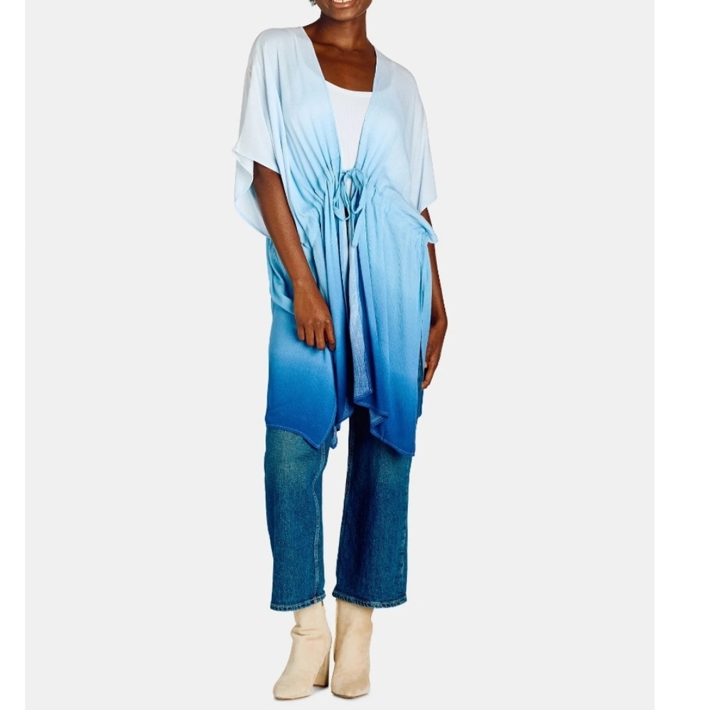 Time and Tru. Blue Ombre Kimono Cardigan. Sizes: S/M & L/XL. NWT.